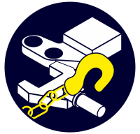 TOWING ACCESSORIES We manufacture a complete line of towing forks and receivers. Sizes and styles are available to fit most trucks. We can also custom build you a set of forks to your specifications. Just let us know what you are looking for and we can fabricate them just for you.